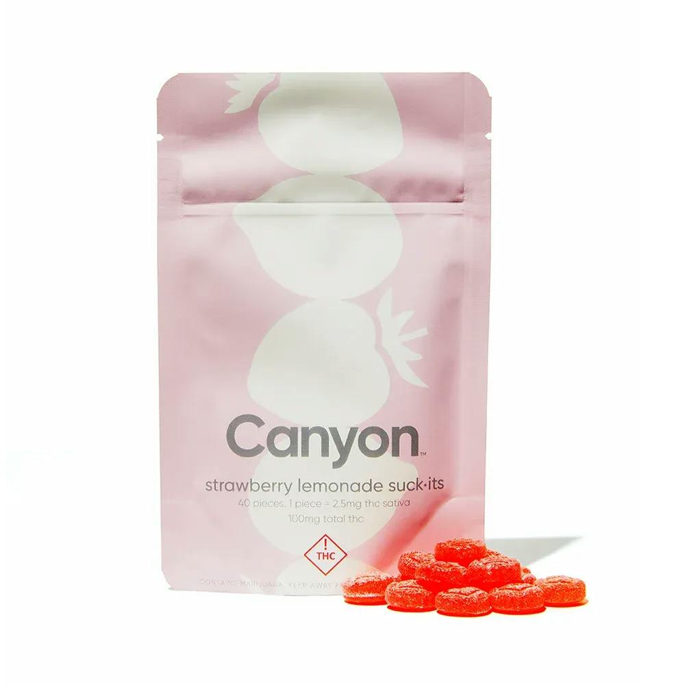 Canyon Cultivation Strawberry Lemonade Sativa Suck Its, 100mg